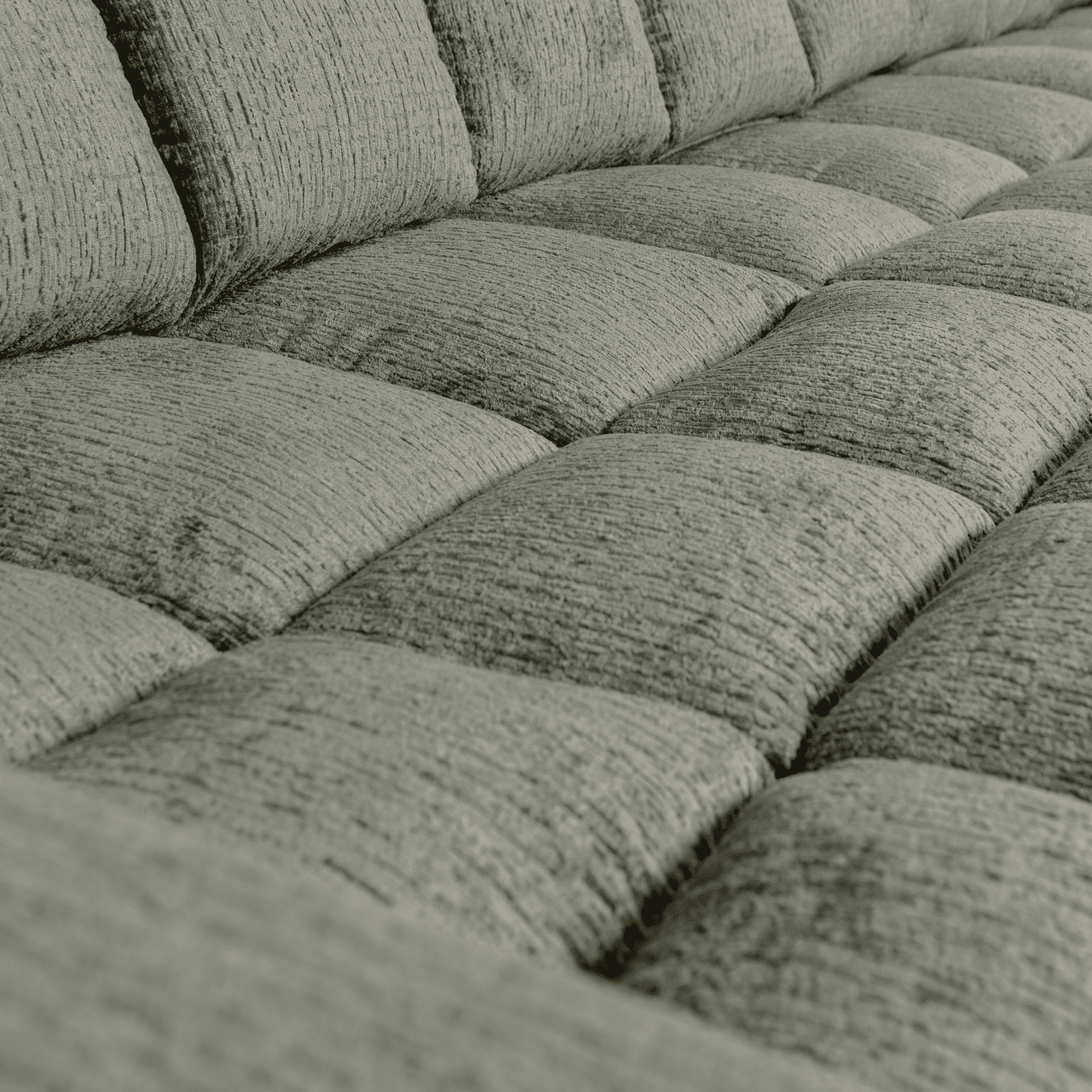 WOOOD Second date chaise longue rechts structure velvet frost Blauw Bank