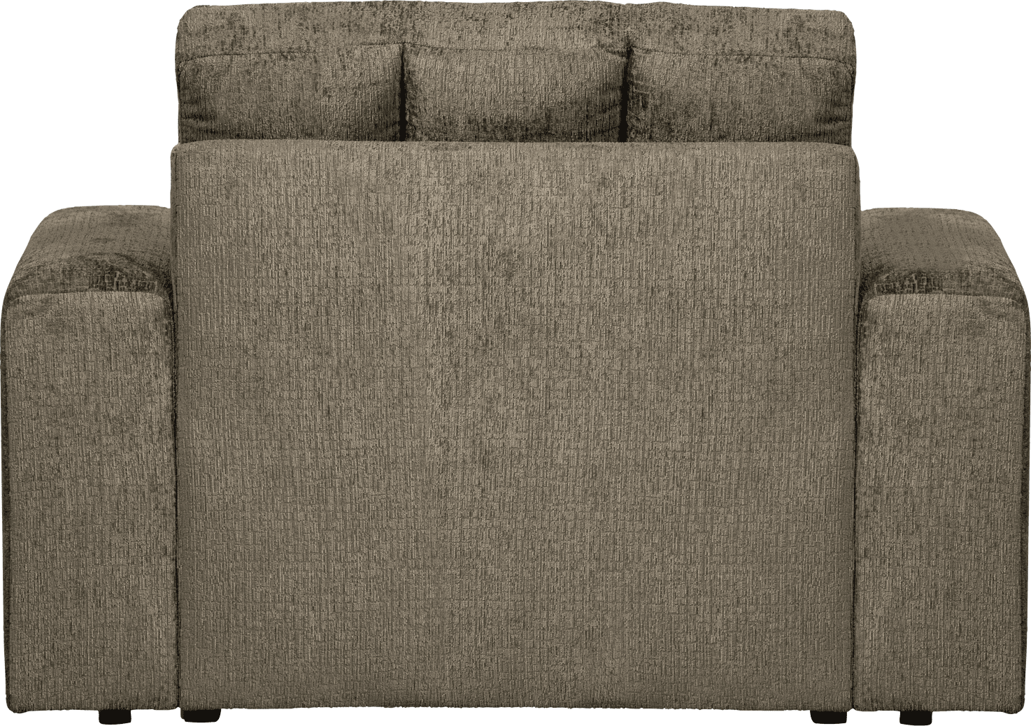WOOOD Second date fauteuil structure velvet bonsai Groen Fauteuil