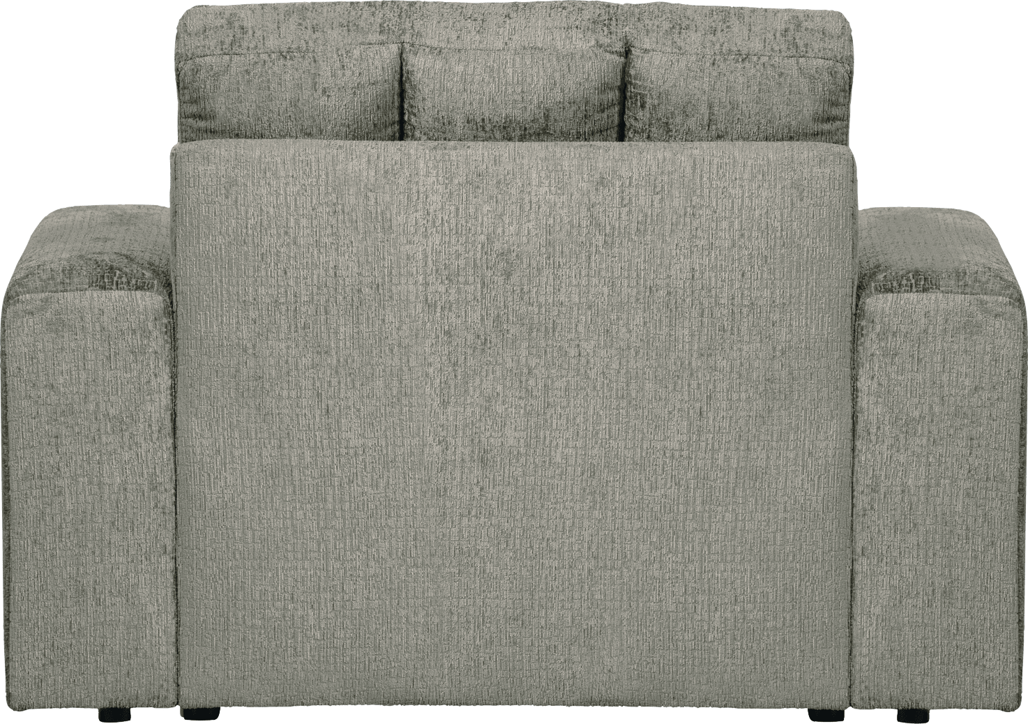 WOOOD Second date fauteuil structure velvet frost Blauw Fauteuil