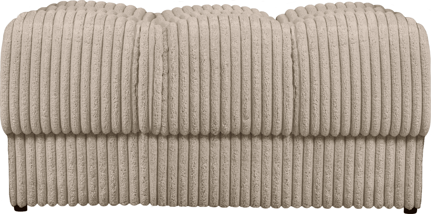 WOOOD Second date hocker grove ribstof travertin Beige|Taupe Hocker