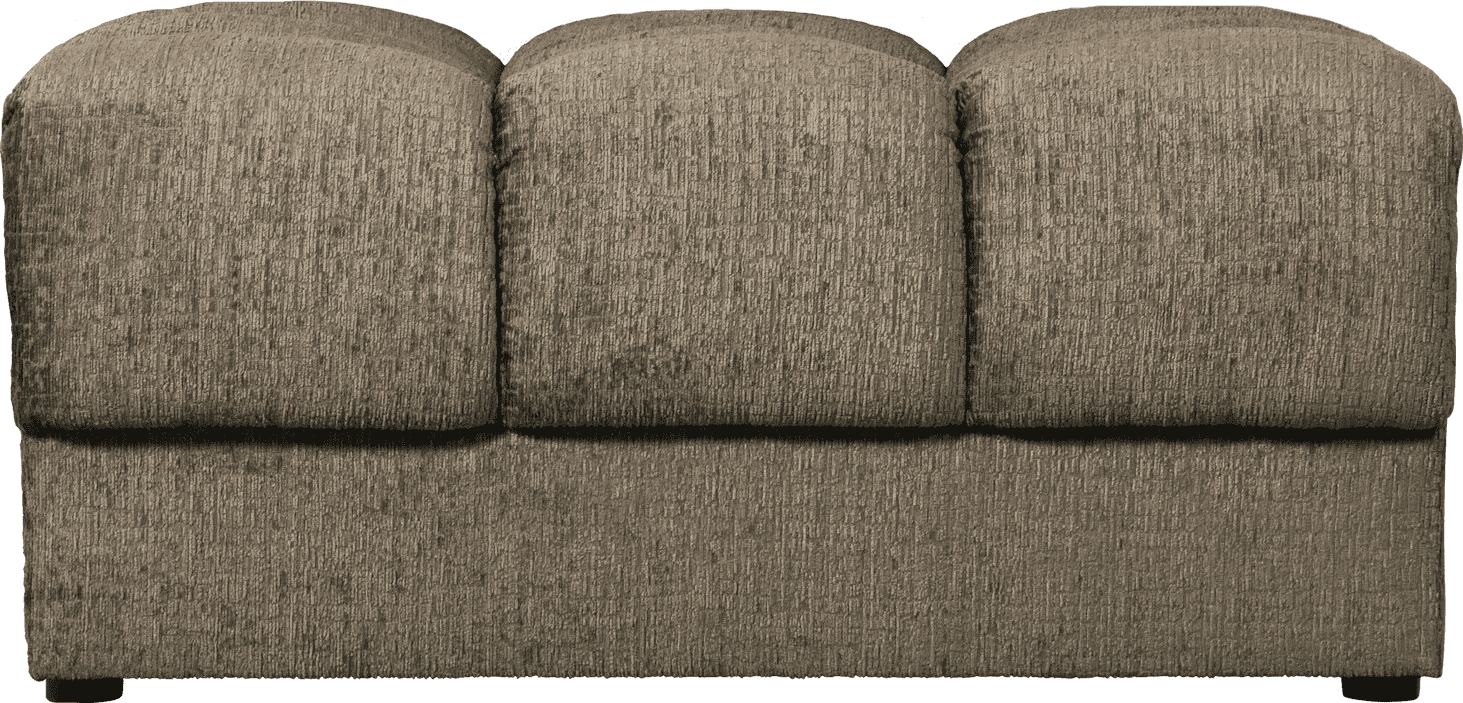 WOOOD Second date hocker structure velvet bonsai Groen Hocker