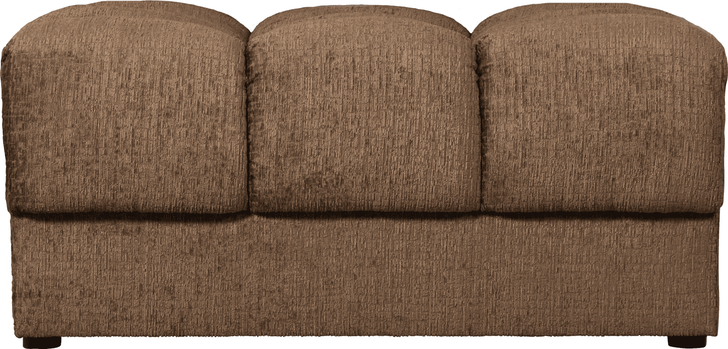 WOOOD Second date hocker structure velvet brass Messing Hocker