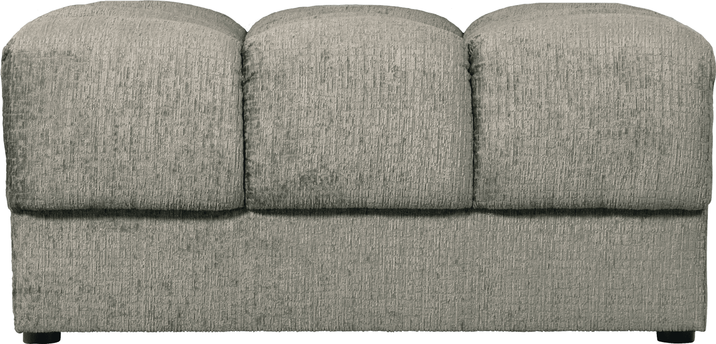 WOOOD Second date hocker structure velvet frost Blauw Hocker