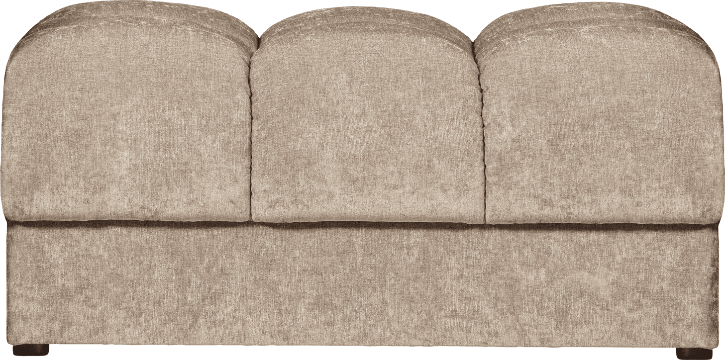 WOOOD Second date hocker vintage nougat Taupe|Bruin Hocker