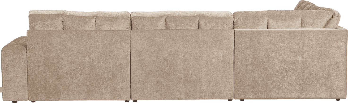 WOOOD Second date hoekbank links vintage nougat Taupe|Bruin Hoekbank