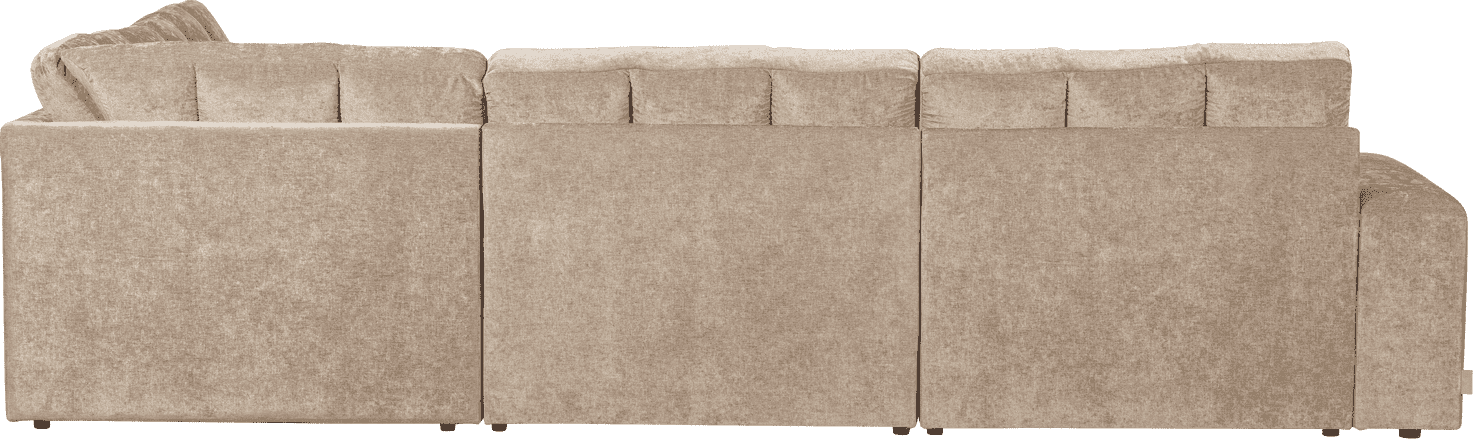 WOOOD Second date hoekbank rechts vintage nougat Taupe|Bruin Hoekbank