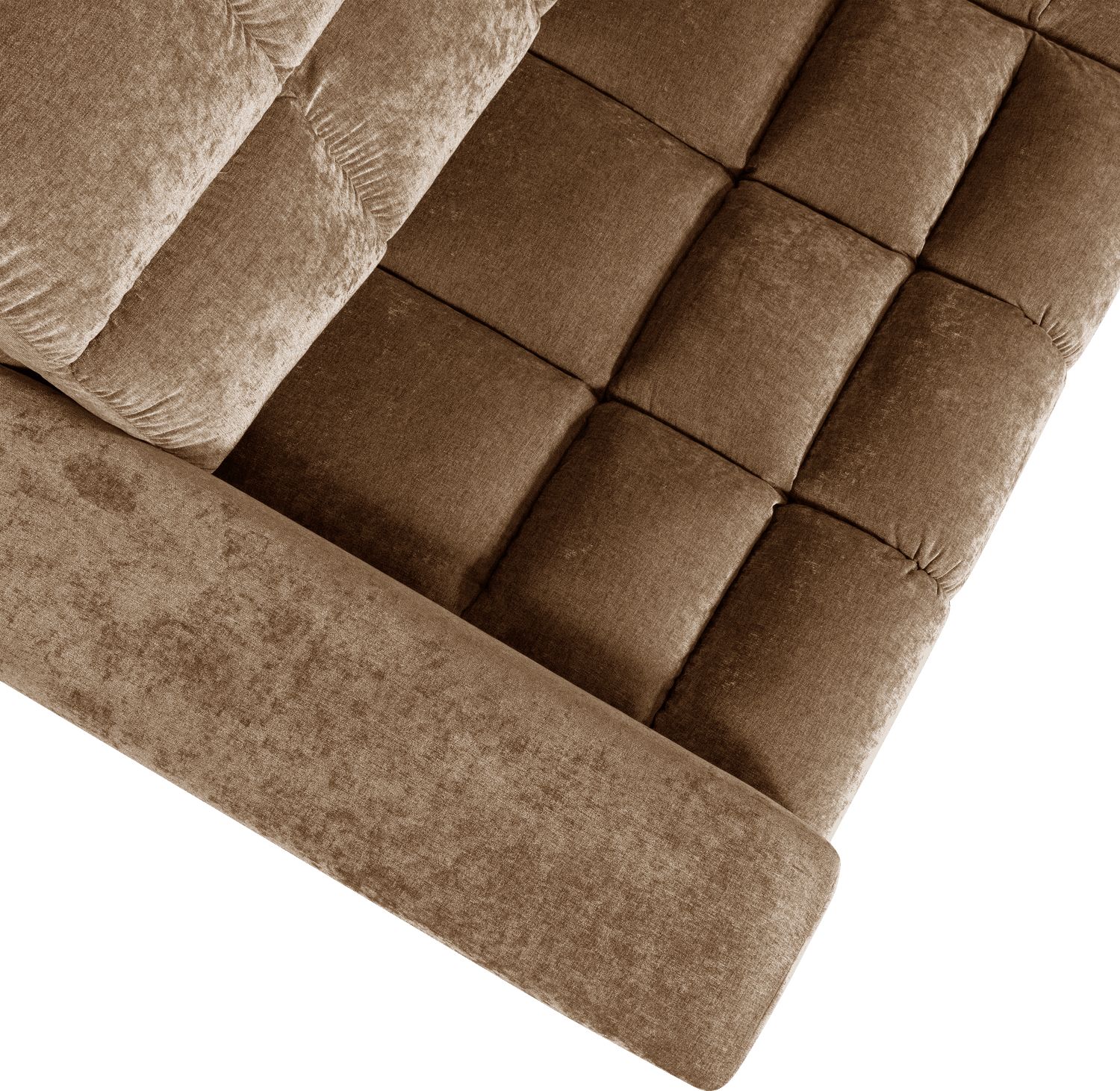 WOOOD Second date hoekbank rechts vintage zand Beige|Bruin Hoekbank
