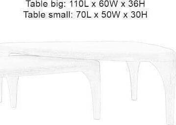 Salontafel Isla Set Of 2 Natural - Afbeelding 6