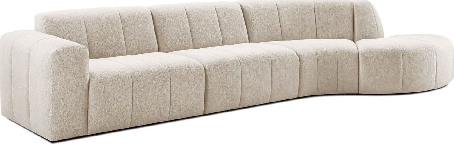 INHOUSE Hoekbank Lurnio beige rechts Beige Hoekbank