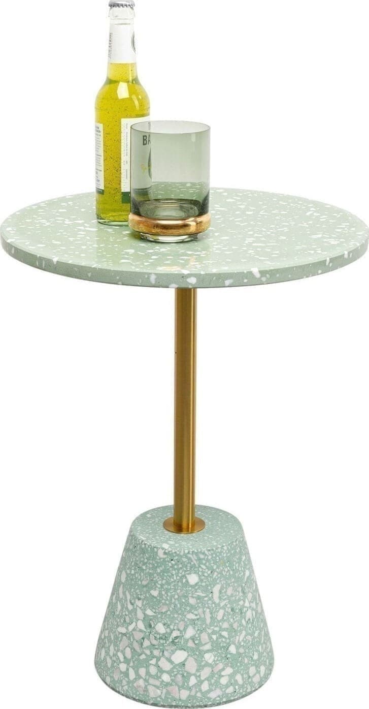 Bijzettafel Amore Mint Ø40cm Kare Design Bijzettafel 70265