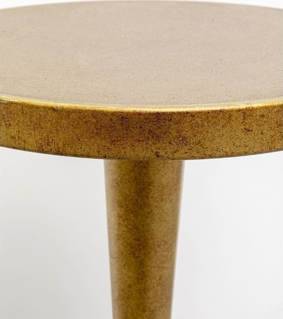 Bijzettafel Coney Brass Ø30cm Kare Design Bijzettafel 70268