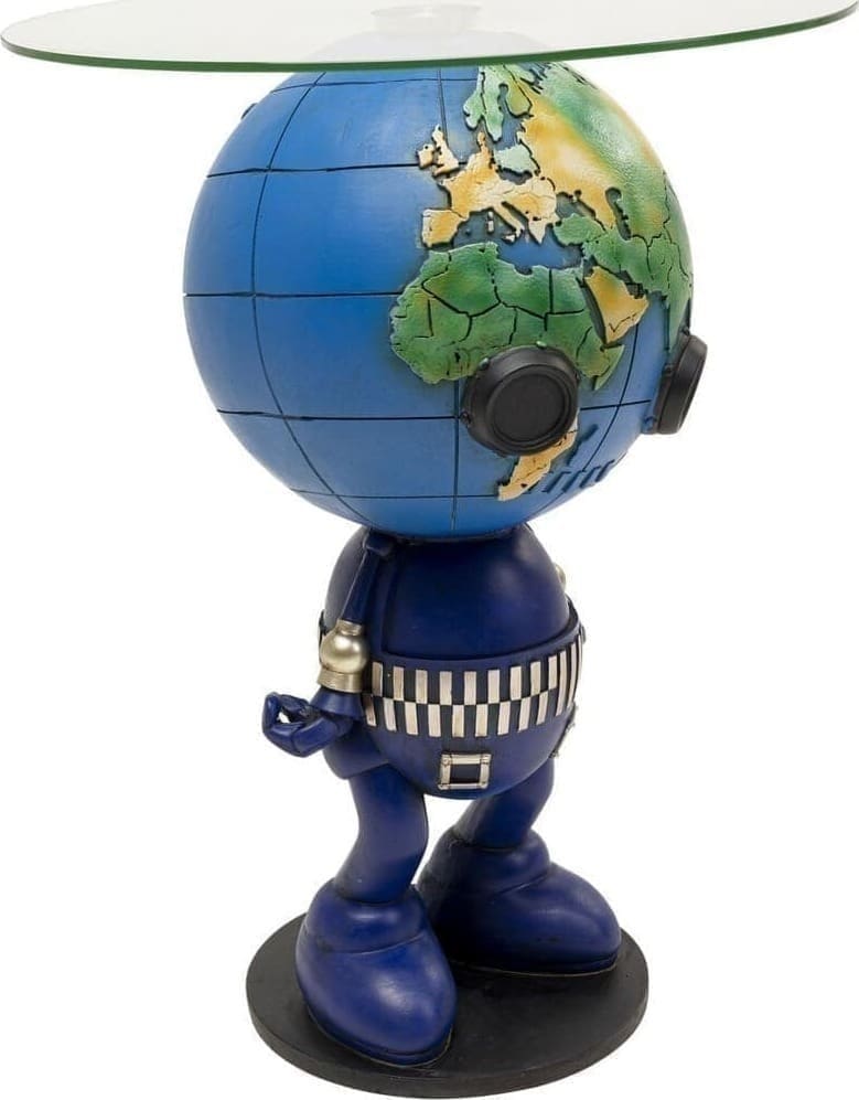 Bijzettafel Robot World Ø40cm Kare Design Bijzettafel 70396
