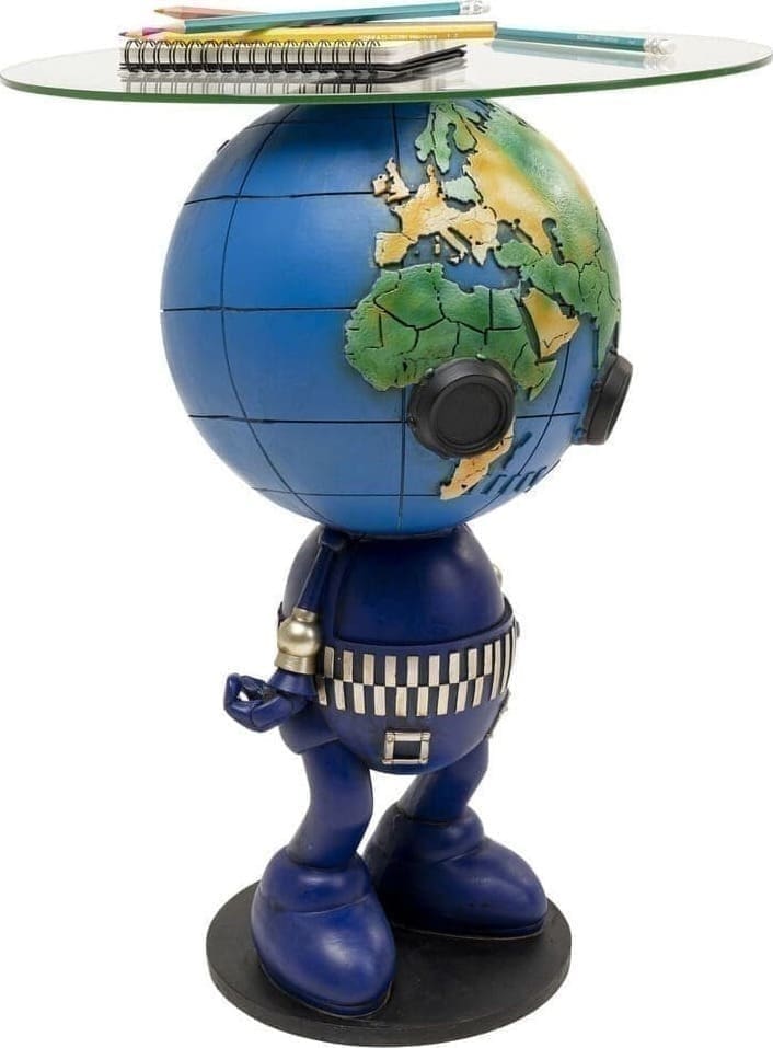 Bijzettafel Robot World Ø40cm Kare Design Bijzettafel 70396