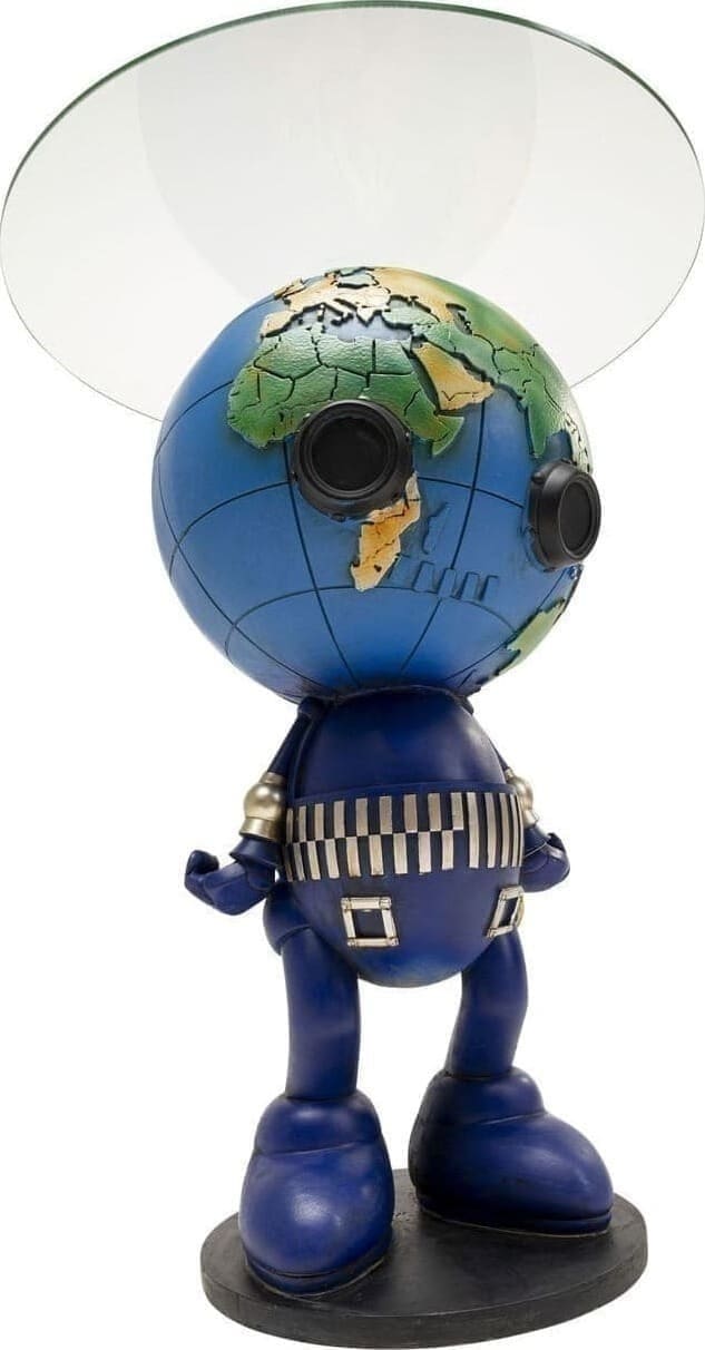 Bijzettafel Robot World Ø40cm Kare Design Bijzettafel 70396