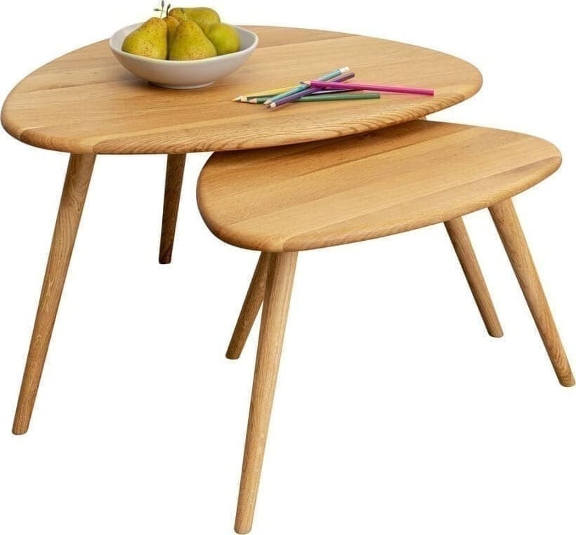 Bijzettafel Vigo (2/Set) Kare Design Bijzettafel 70386