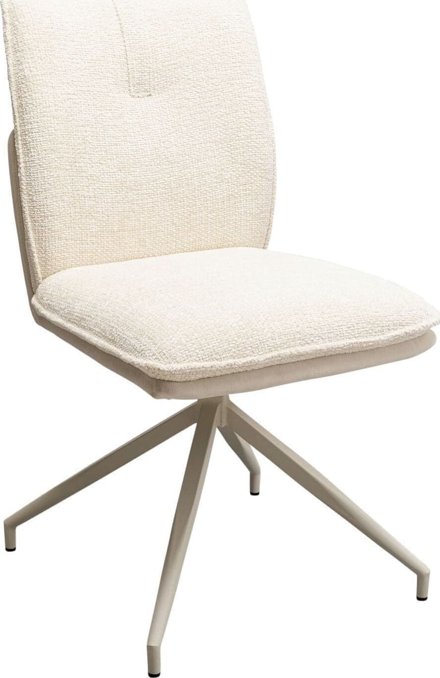 Draaistoel Hilla White Kare Design Eetkamerstoel 70254