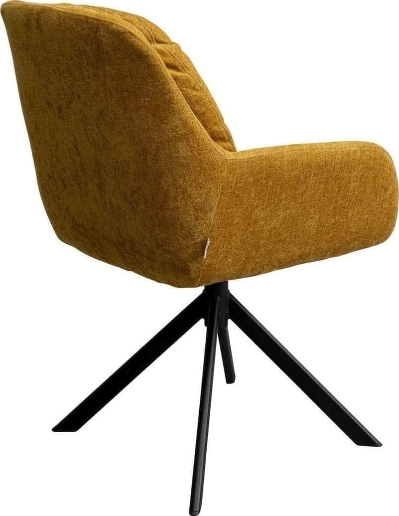 Draaistoel Molly Yellow Kare Design Eetkamerstoel 70422