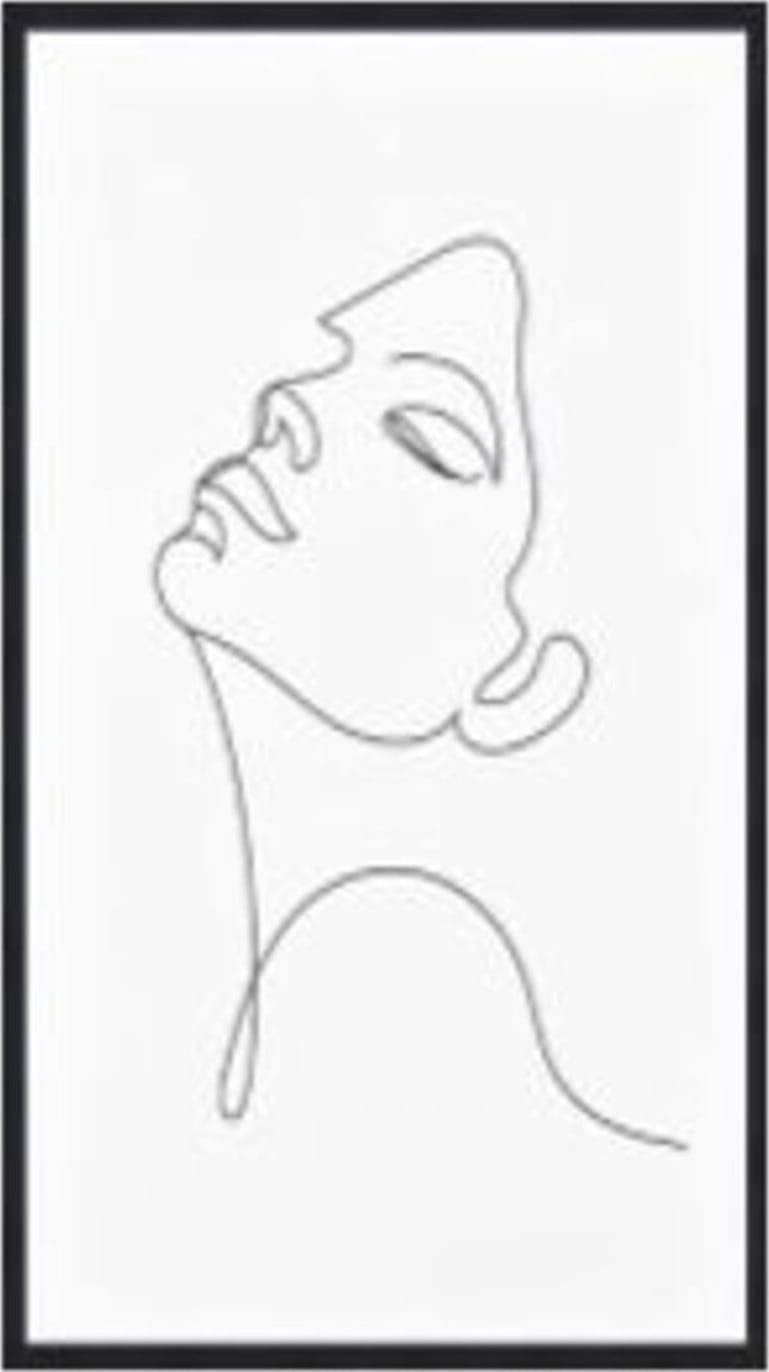 Fotolijst Drawing Lady 63x93cm Kare Design Schilderij 56769