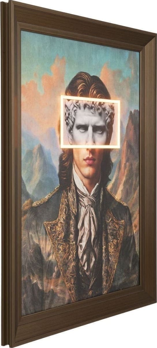 Fotolijst LED Art Gentleman 80x100cm Kare Design Schilderij 57156
