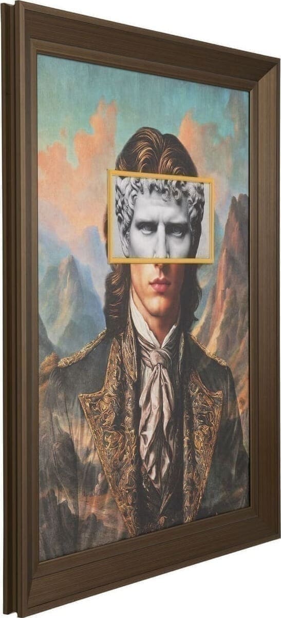 Fotolijst LED Art Gentleman 80x100cm Kare Design Schilderij 57156