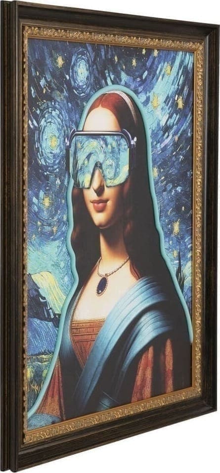 Fotolijst LED Art Lady 80x100cm Kare Design Schilderij 57155