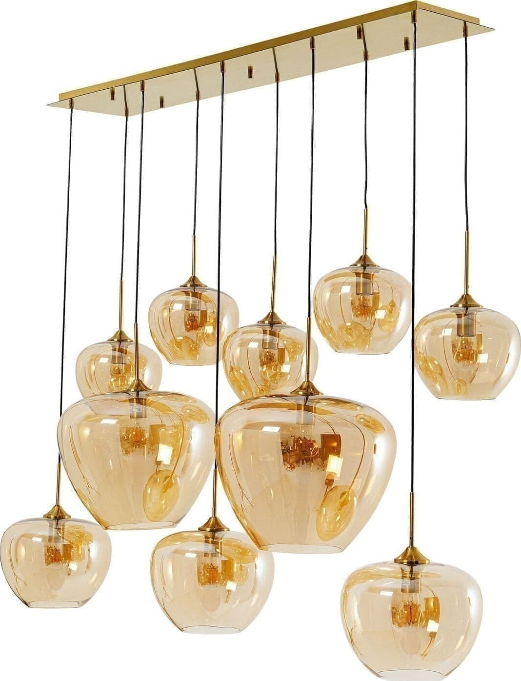 Hanglamp Sphere Amber 52x146cm Kare Design Hanglamp 56699