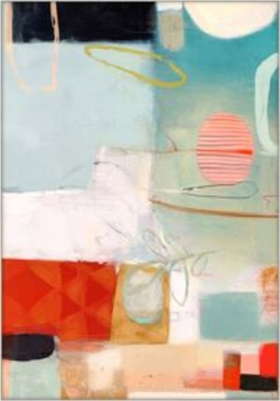 Schilderij Canvas Allegro Circles 120x90cm Kare Design Schilderij 56682