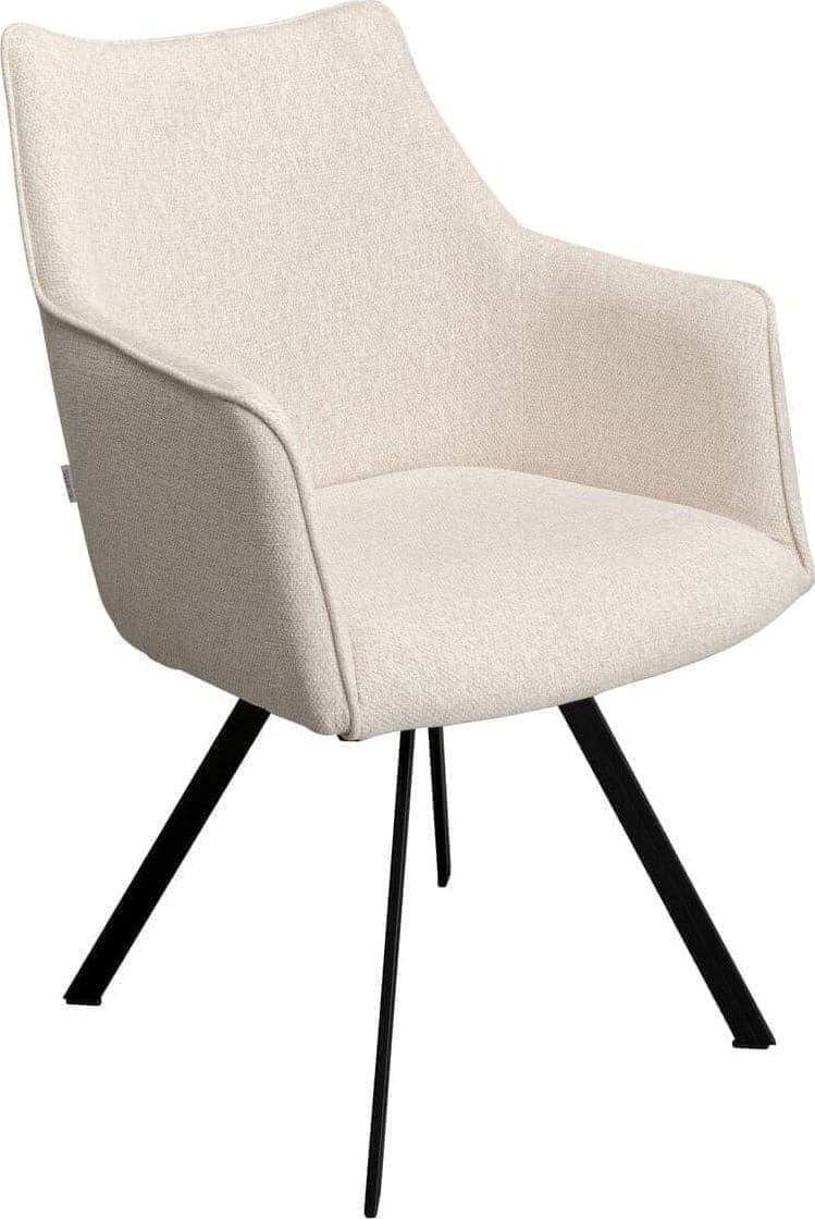 Swivel Armstoel Modino Cream Kare Design Armstoel 70424