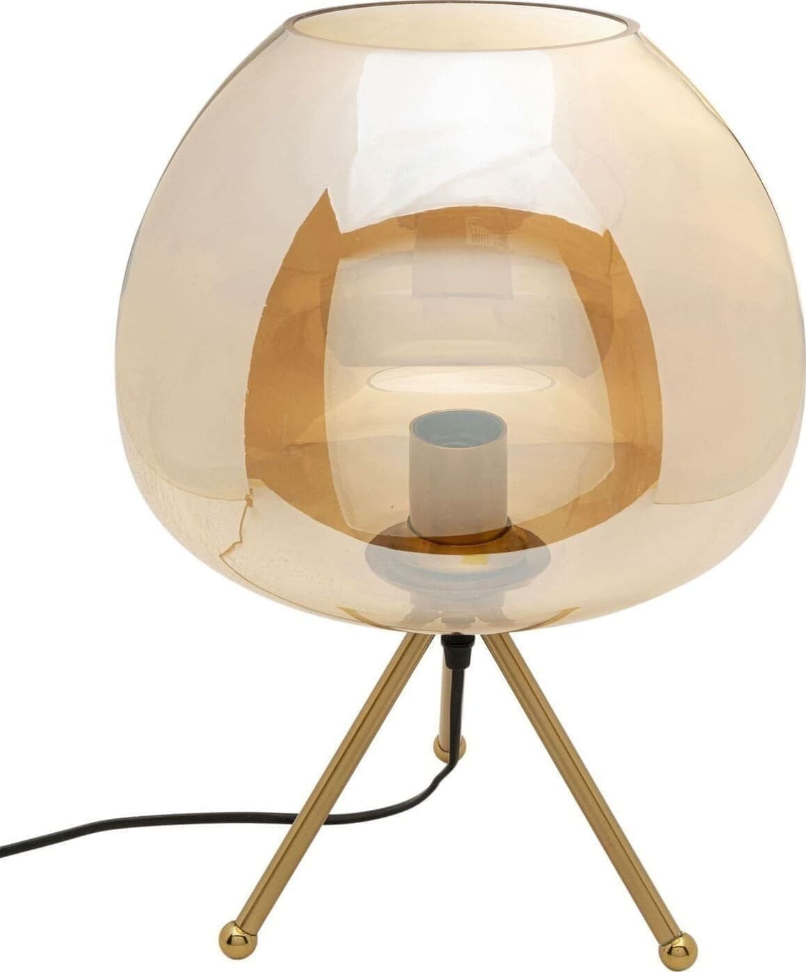 Tafellamp Sphere Amber 43cm Kare Design Tafellamp 56697