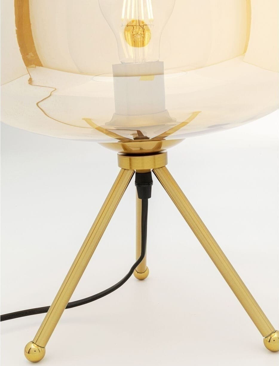Tafellamp Sphere Amber 43cm Kare Design Tafellamp 56697