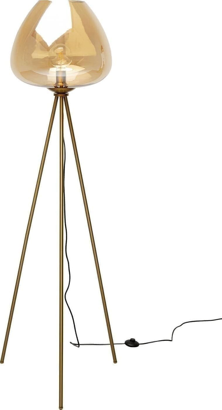 Vloerlamp Sphere Amber 146cm Kare Design Vloerlamp 56698