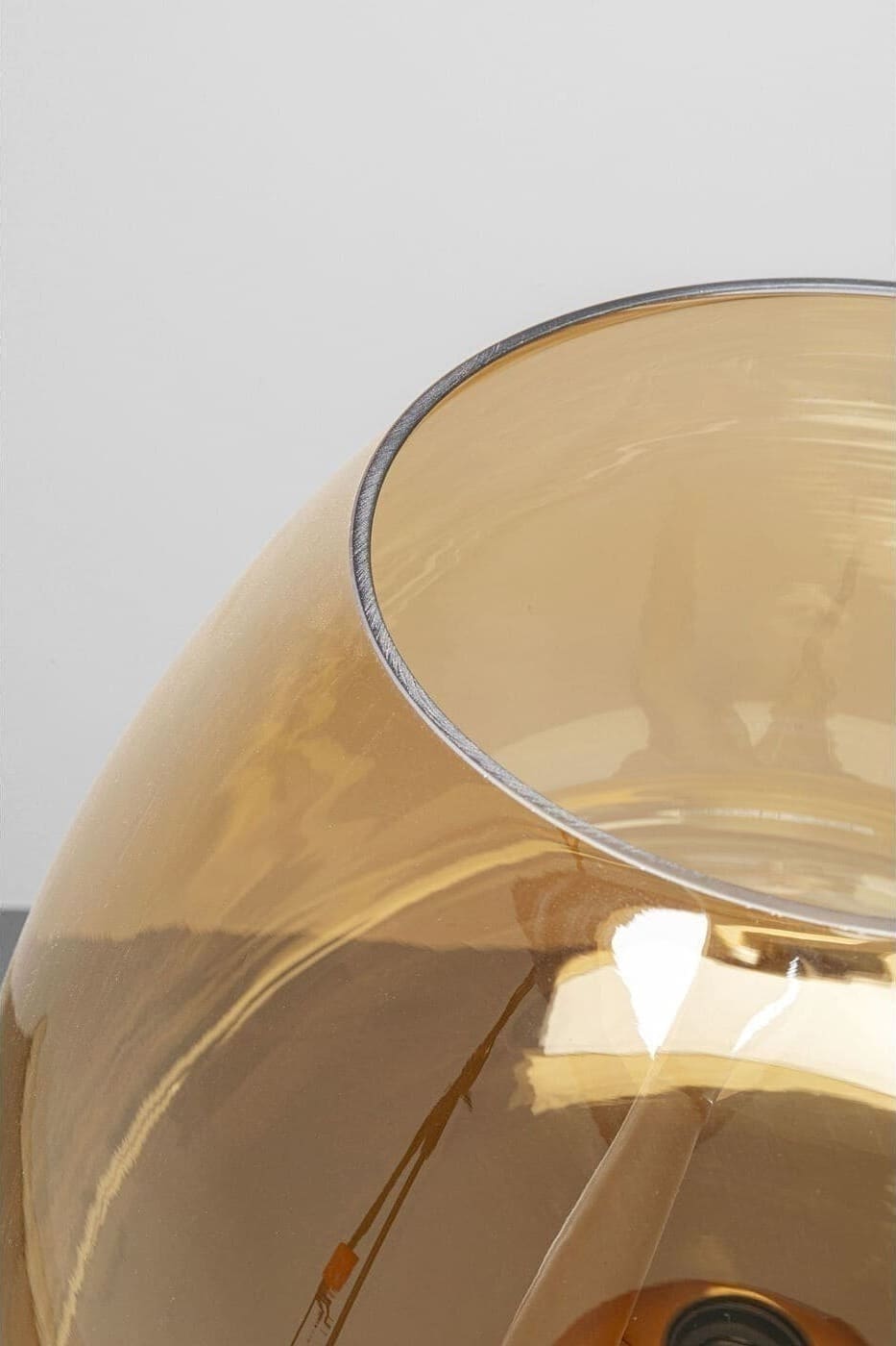 Vloerlamp Sphere Amber 146cm Kare Design Vloerlamp 56698