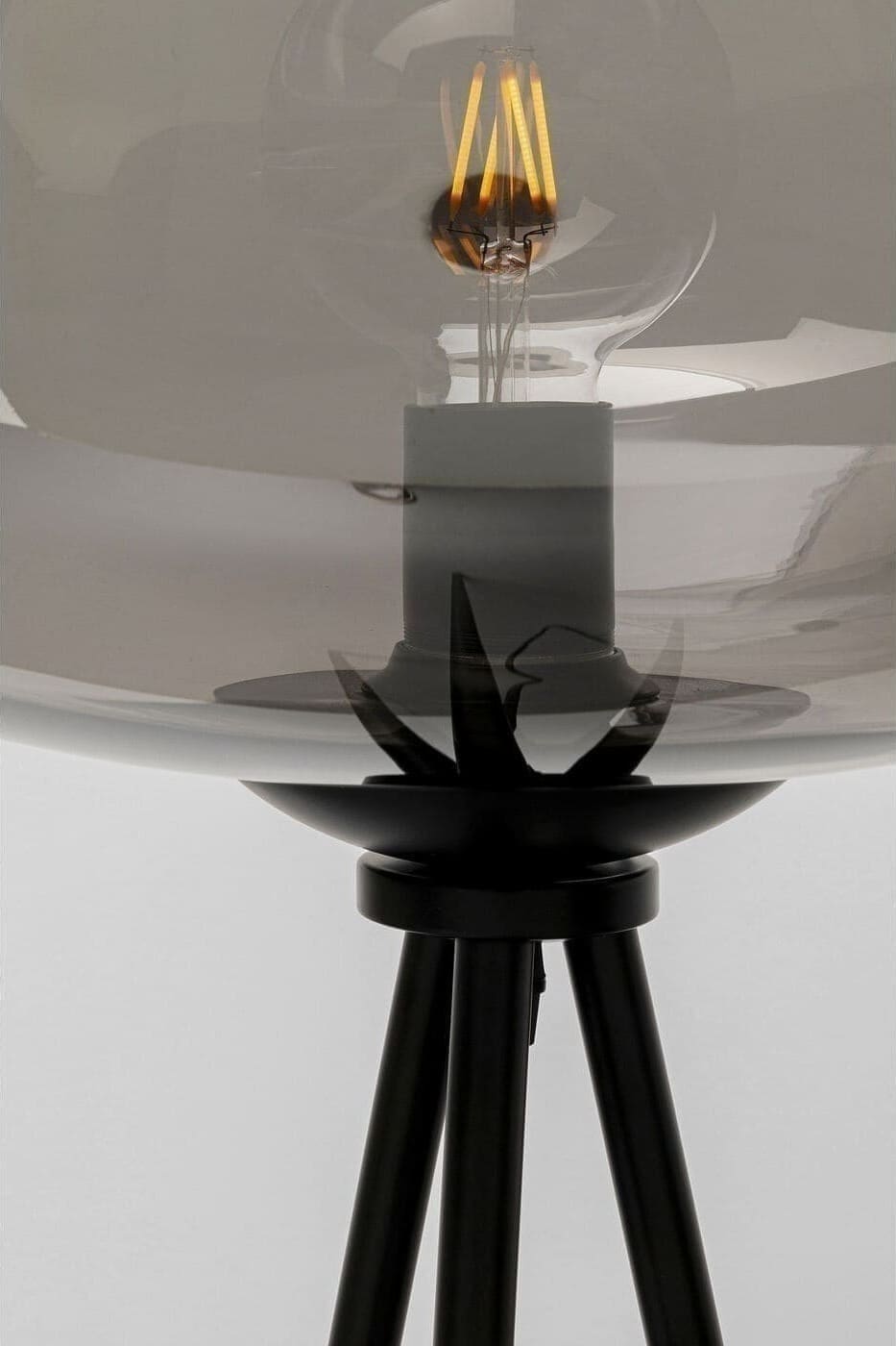Vloerlamp Sphere Smoke 146cm Kare Design Vloerlamp 56695