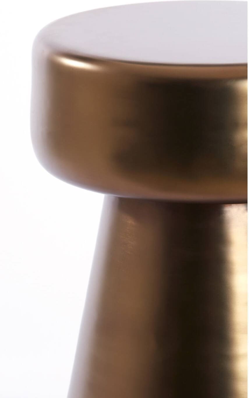 Bijzettafel Dakwa - Glanzend Bruin Brons Light & Living Bijzettafel 6796461