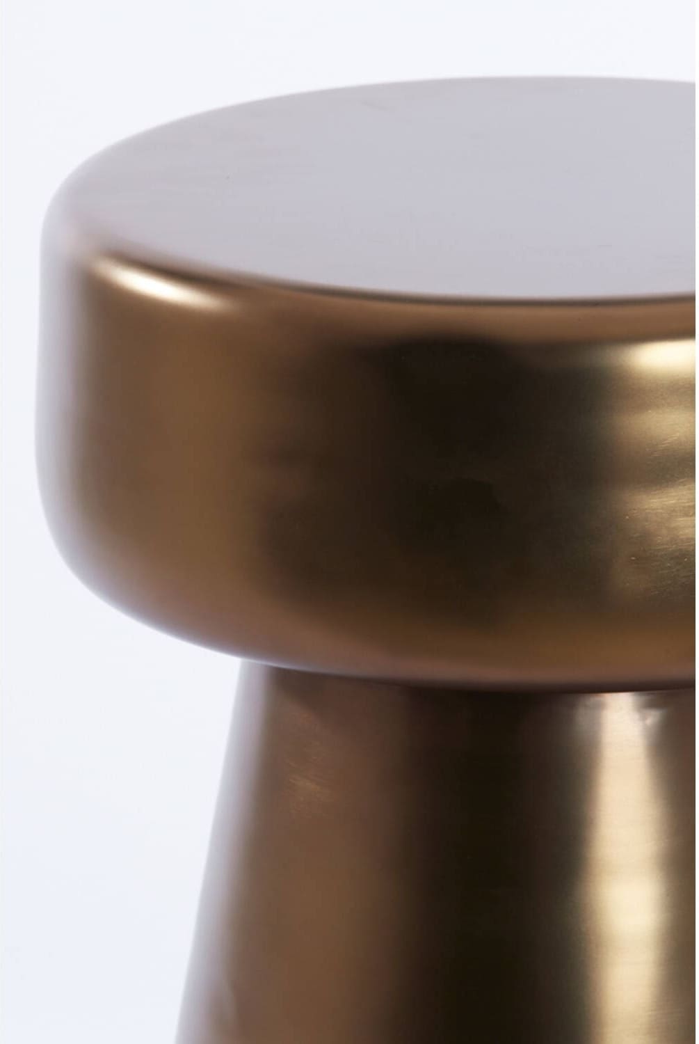 Bijzettafel Dakwa - Glanzend Bruin Brons Light & Living Bijzettafel 6796461