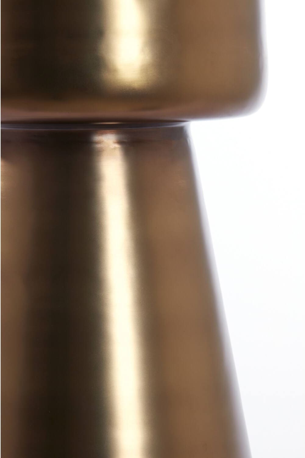 Bijzettafel Dakwa - Glanzend Bruin Brons Light & Living Bijzettafel 6796461