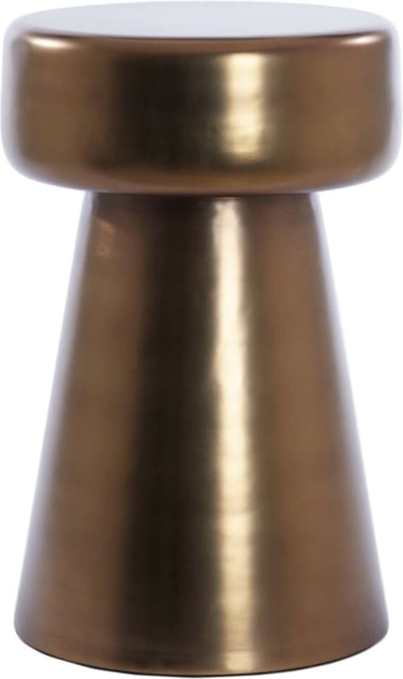 Bijzettafel Dakwa - Glanzend Bruin Brons Light & Living Bijzettafel 6796461
