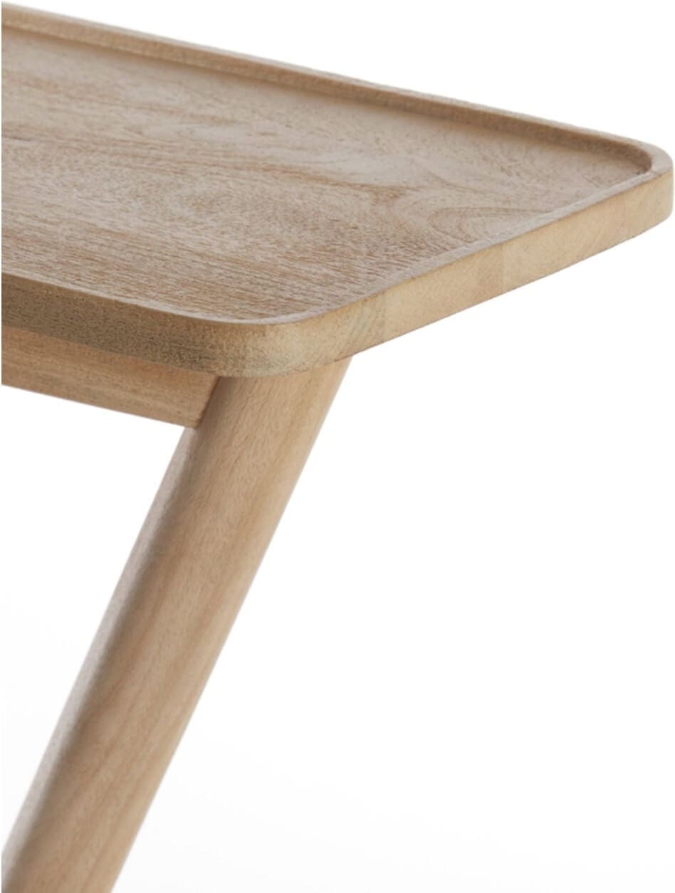 Bijzettafel Qiano - Mango Hout Naturel Light & Living Bijzettafel 6797883