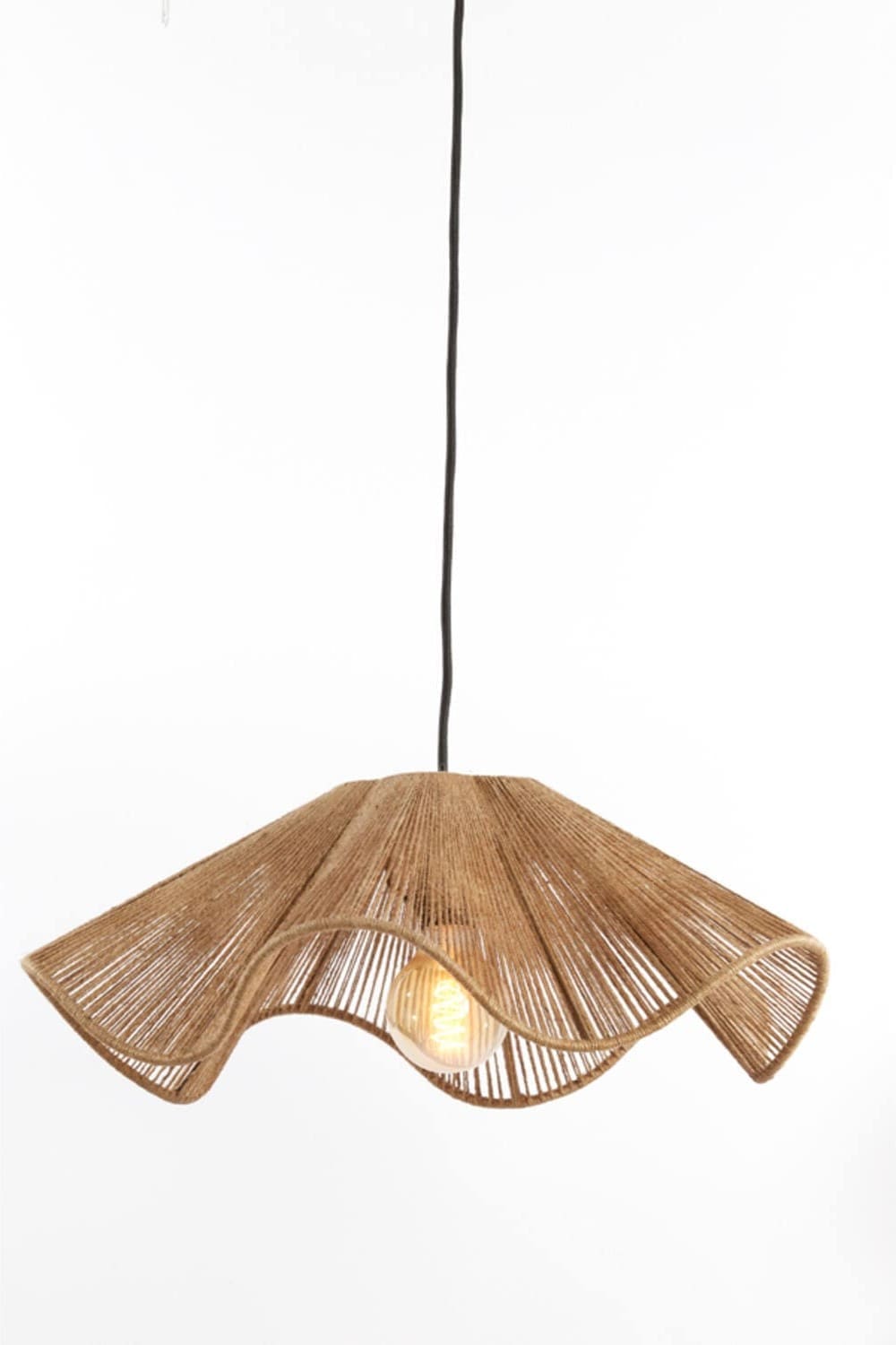 Hanglamp Fodara - Jute Naturel Light & Living Hanglamp 2976484