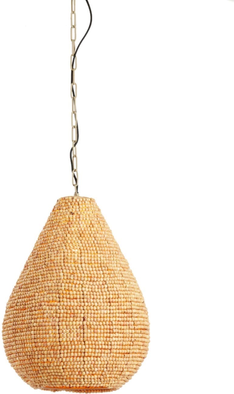 Hanglamp Kabinda - Kralen Naturel Light & Living Hanglamp 2983482