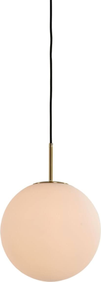 Hanglamp Medina - Antiek Brons+glas Mat Wit Light & Living Hanglamp 2963026