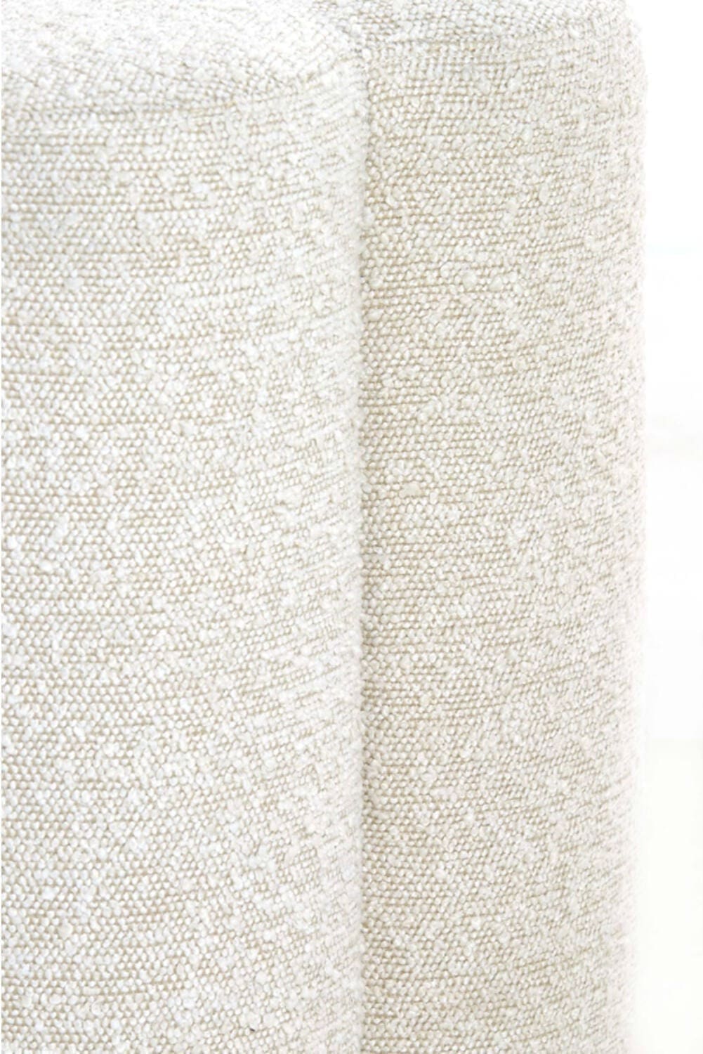 Poef Nalani - Bouclé Crème Light & Living Poef 6869543