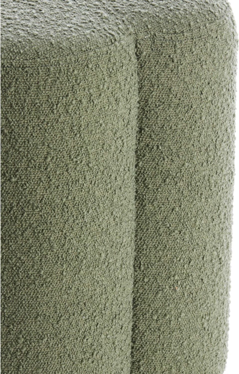 Poef Nalani - Bouclé Donker Groen Light & Living Poef 6869578