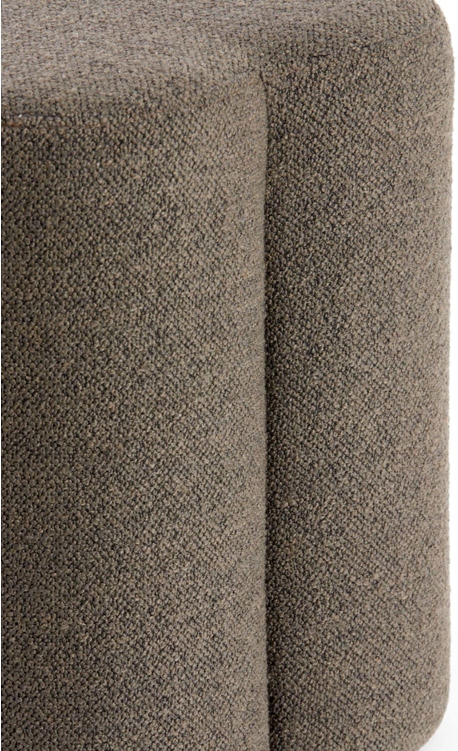 Poef Nalani - Donker Bruin Light & Living Poef 6869583