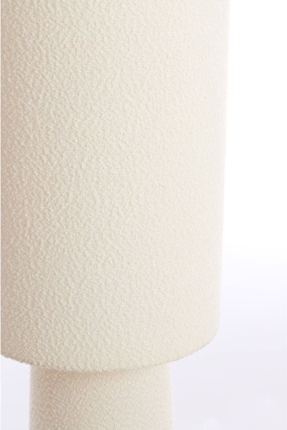 Vloerlamp Micky - Bouclé Crème Light & Living Vloerlamp 1886143