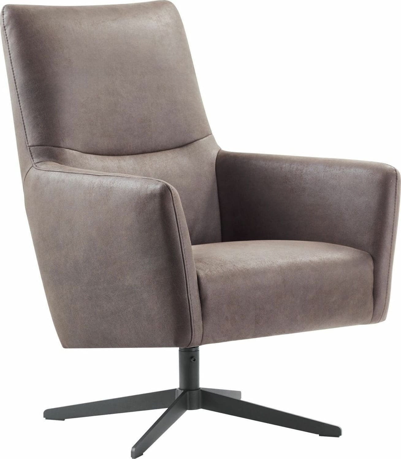 Profijt Meubel Draaifauteuil Varne bruin Bruin Draaifauteuil