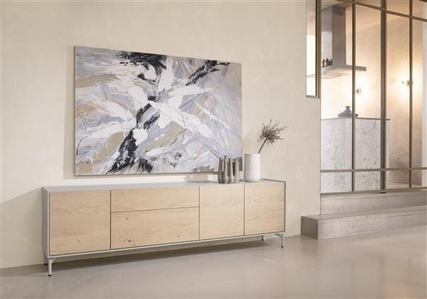 Xooon Niora dressoir 240 cm - 3-deuren + 2-laden Naturel Dressoir