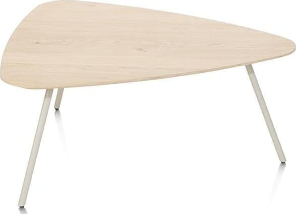 Xooon Niora salontafel 85 x 77 cm - eiken fineer - silk grey Bijzettafel