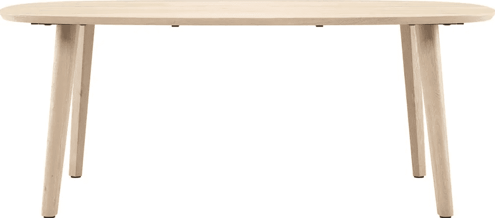 Odda eetkamertafel 200 x 110 cm - Deens ovaal blad XOOON