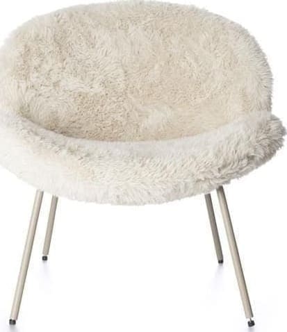 COCO maison Freddy fauteuil - cremekleurig Beige Fauteuil